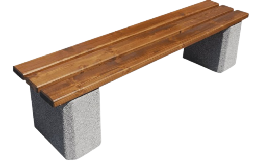 Ławka betonowa Betonita 104 bez oparcia 180 cm