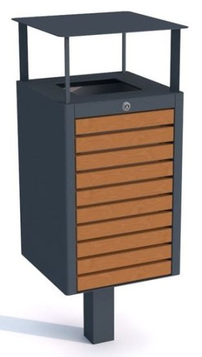 Kosz Amant IV 60l stal ocynkowana i malowana
