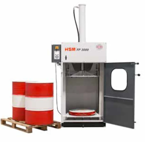 HSM FP 3000 z płytą prasującą z kolcami