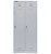 Szafka BHP ubraniowa Mega-M 2-drzwiowa 80 cm szara