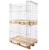 Nadstawka paletowa Gitterbox 120x80 cm do magazynu
