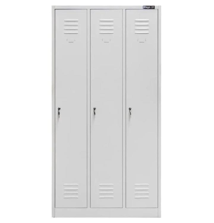 Szafka BHP ubraniowa Mega-M 3-drzwiowa 90 cm