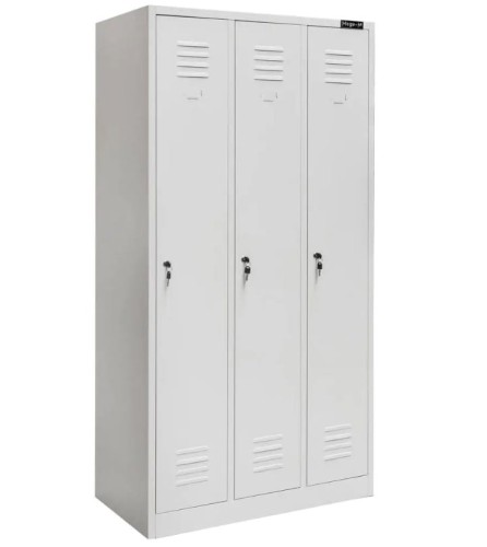 Metalowa szafka pracownicza Mega-M 3-drzwiowa