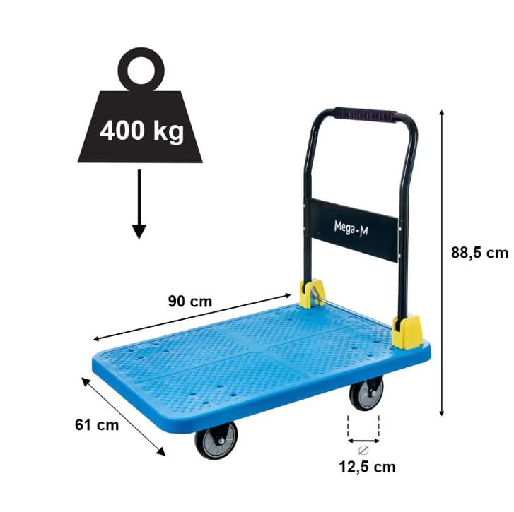Wózek platformowy składany Mega-M 400 kg widok produktu