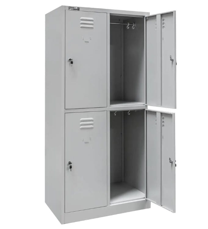 Szafka BHP ubraniowa skrytkowa Mega-M 4-drzwiowa 80 cm