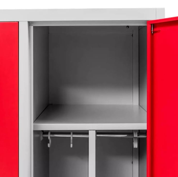Szafka metalowa pracownicza 180x80x50 cm z zamkami