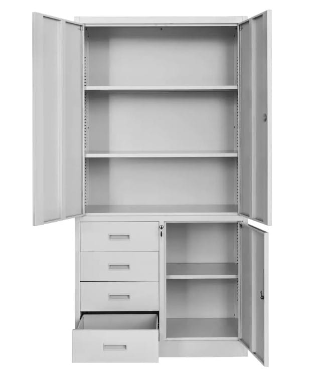 Szafa na dokumenty Mega-M WENUS pełne drzwi 90x40x185 cm