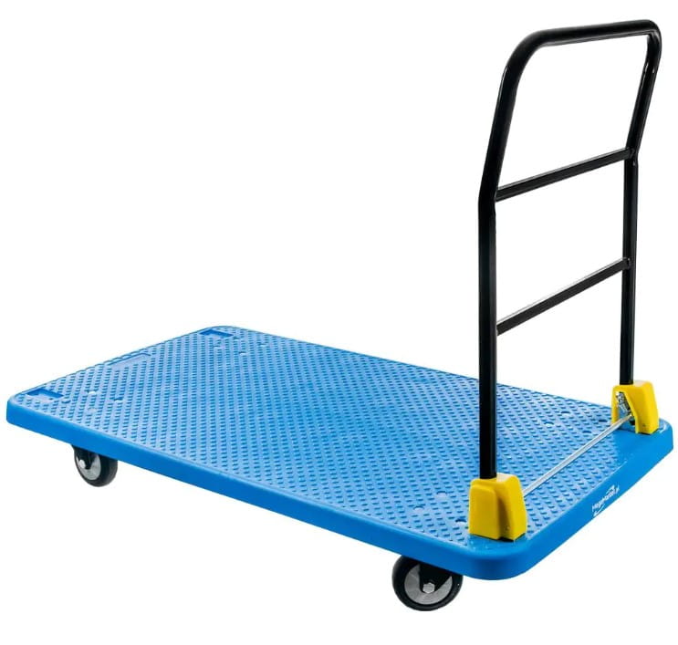 Składany wózek platformowy Mega-M XL do transportu 500 kg
