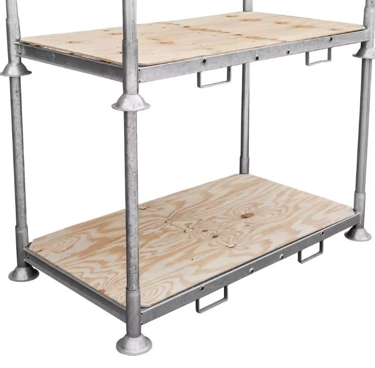 Duży regał Manurack Mega-M 202,5x118x31 cm do transportu