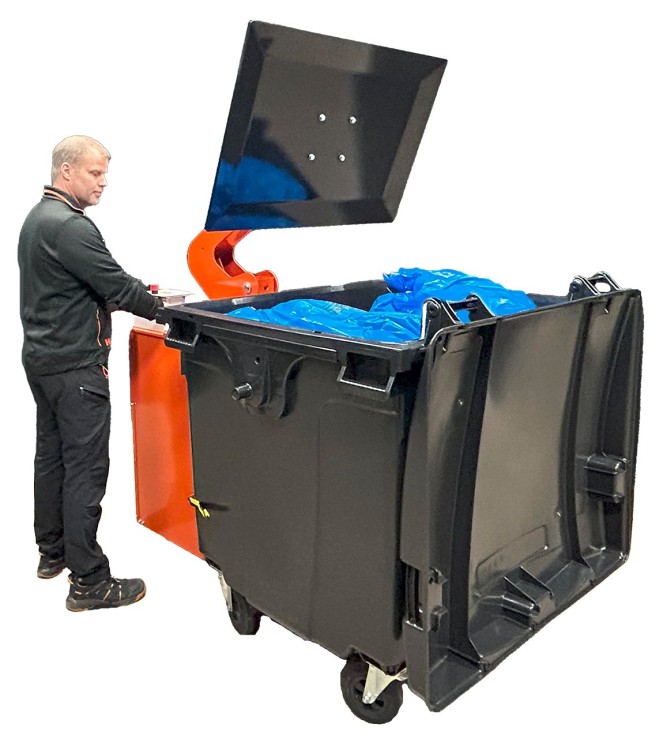 Kompaktor Flex 1100 Zajmuje tylko 1 m kw powierzchni