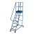 Drabina jezdna LIGHT 6 stopni plus podest DJ1750LIGHT