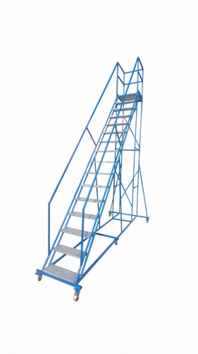 Drabina jezdna  podest jezdny 4m 15+1