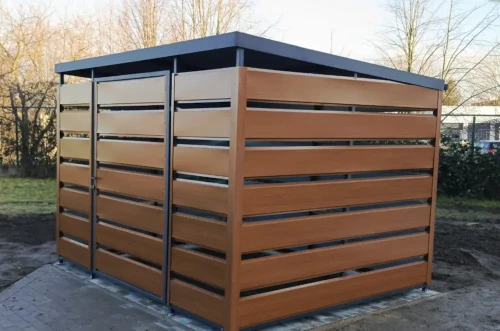 Altana śmietnikowa EKO 3x3m konstrukcja ocynkowana