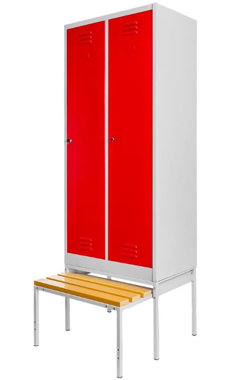 Podstawa z wysuwaną ławeczką WPC pod szafkę BHP Mega-M 80 cm