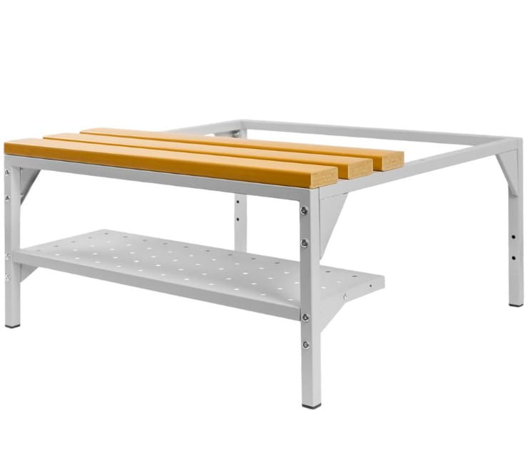 Wytrzymała podstawa pod szafkę BHP z ławką WPC 80 cm