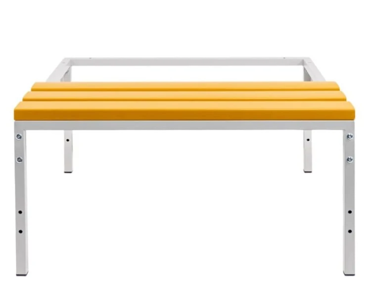Podstawa z ławeczką WPC pod szafkę BHP Mega-M 60x80x43 cm