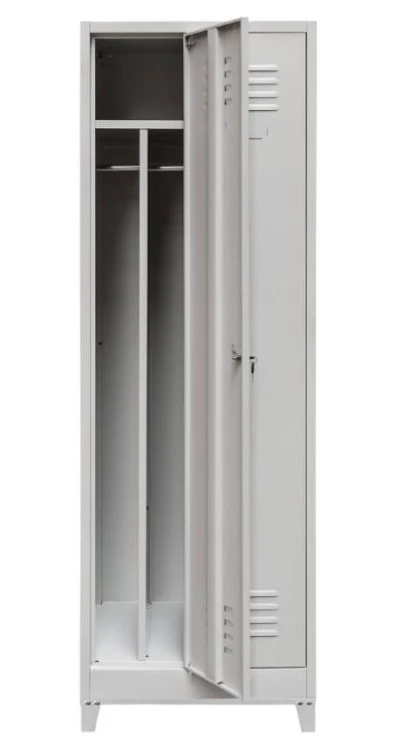 Metalowa szafka ubraniowa BHP 2-drzwiowa do szatni