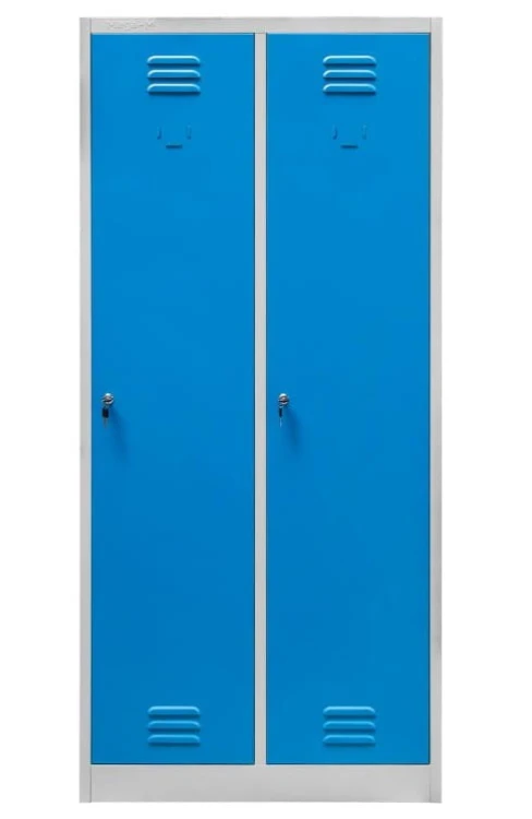 Szafka BHP ubraniowa Mega-M 2-drzwiowa z przegrodami 80 cm