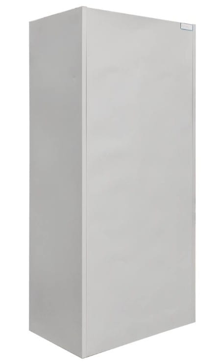 Szafka metalowa BHP 60 cm z półką i drążkiem