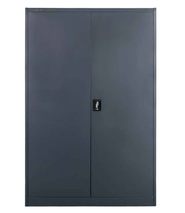 Szafa biurowa metalowa Mega-M 120 cm grafitowa