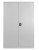 Szafa biurowa metalowa Mega-M 120x40x185 cm szara
