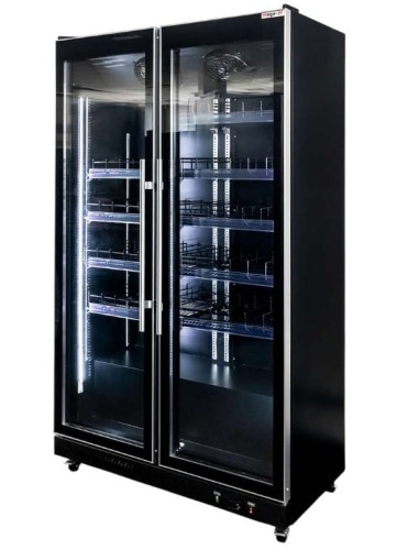 Witryna chłodnicza 2-drzwiowa 800L Mega-M DIEGO R112 Prestige Black