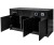 Szafka pod ekspres do kawy Mega-M czarna 154x60x92 cm