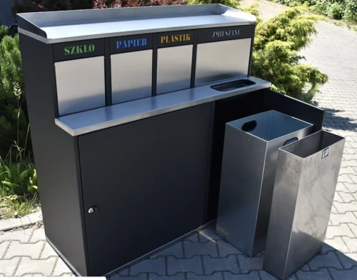 Kosz na odpadki dla gastronomii wielofunkcyjny otwieranie.webp