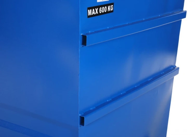 Koleba samowyładowcza 600 kg do magazynu i hali
