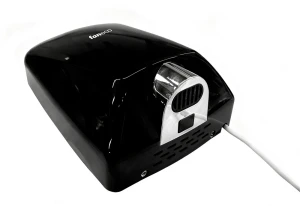 Suszarka do rąk HALNY 1200 W czarna widok frontu