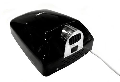 Suszarka do rąk HALNY 1200 W czarna widok frontu