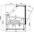 Dystrybutor do lodów CUBE 2 DEEP ICE 140 widok frontowy