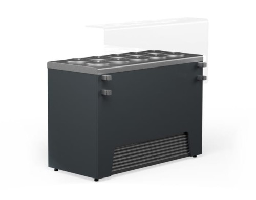 Dystrybutor do lodów GELATO 2/10 widok frontowy