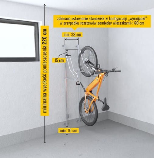Stojak Lift Premium do rowerów MTB z oponą do 3,5 cala