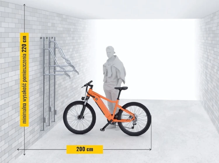 Uchwyt ścienny na 6 rowerów Lift 6 Premium