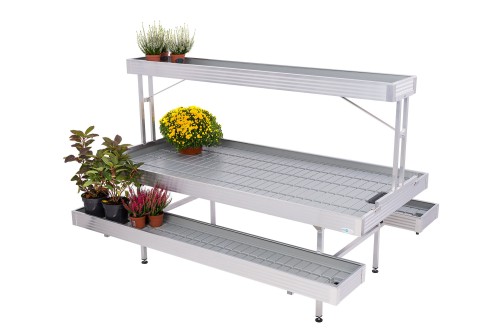 Stacjonarny stół zalewowy dwustronny z zestawie z nadstawką do roślin doniczkowych.jpg