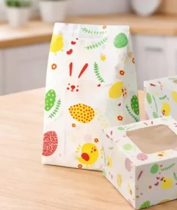 Torba faudowa biała 150x65x290 mm Wielkanoc.webp