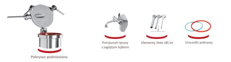 Profesjonalna nadziewarka do mięsa PHX 25 ze stali Inox