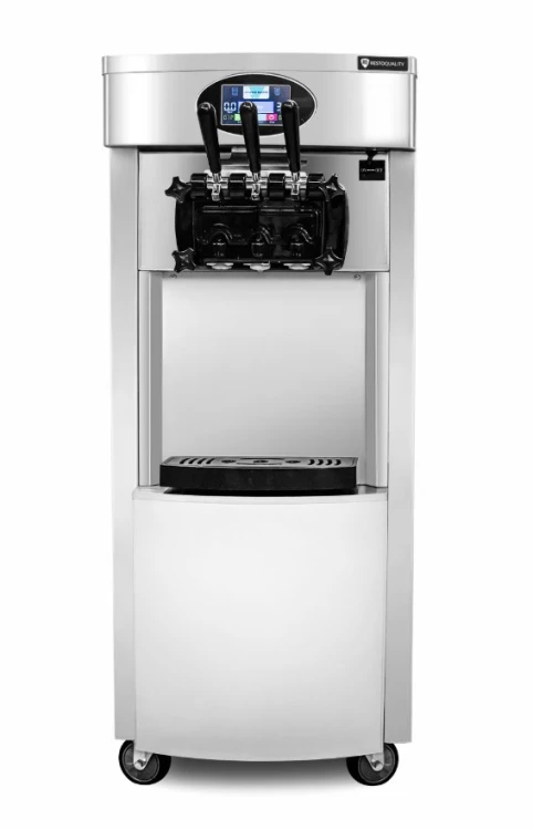 Automat do lodów soft RQ828C na dwa smaki i mix