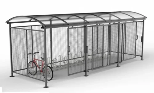 Wiata zamykana Zorza na 15 rowerów.webp