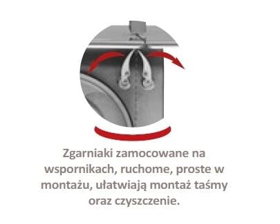 Profesjonalna piła do mięsa SX350 S ze stali Inox