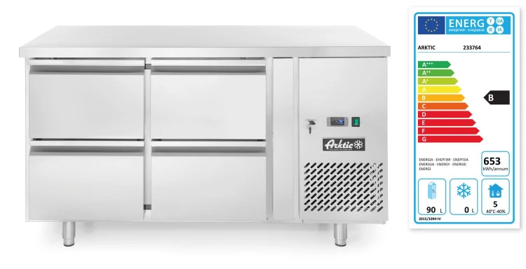Stół chłodniczy z 4 szufladami Arktic Profi Line 90 l