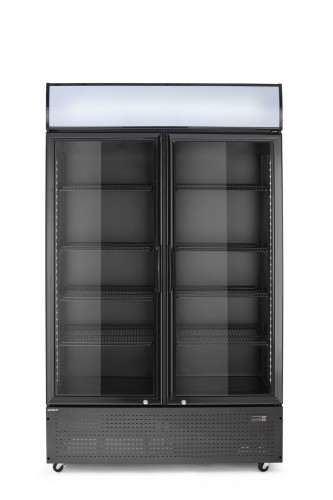 Lodówka barowa 2-drzwiowa Arktic 512L czarna