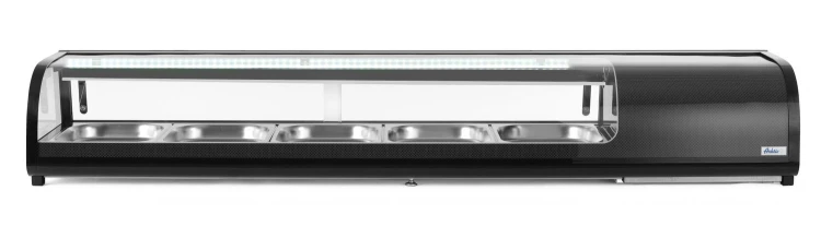 Witryna chłodnicza do sushi Arktic 5x GN 1/2 czarna
