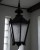 Wisząca lampa żeliwna z oprawką E27