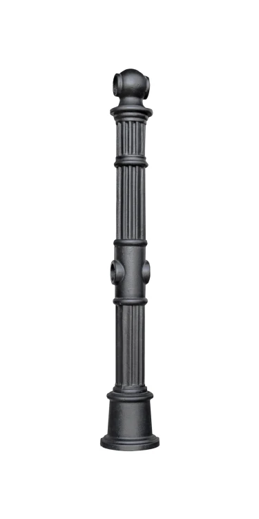 Żeliwny słupek bariery uliczny Gicor wysokość 1060 mm