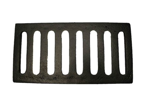 Żeliwna kratka odpływowa 288x145 mm w kolorze czarnym