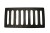 Żeliwna kratka odpływowa 288x145 mm w kolorze czarnym