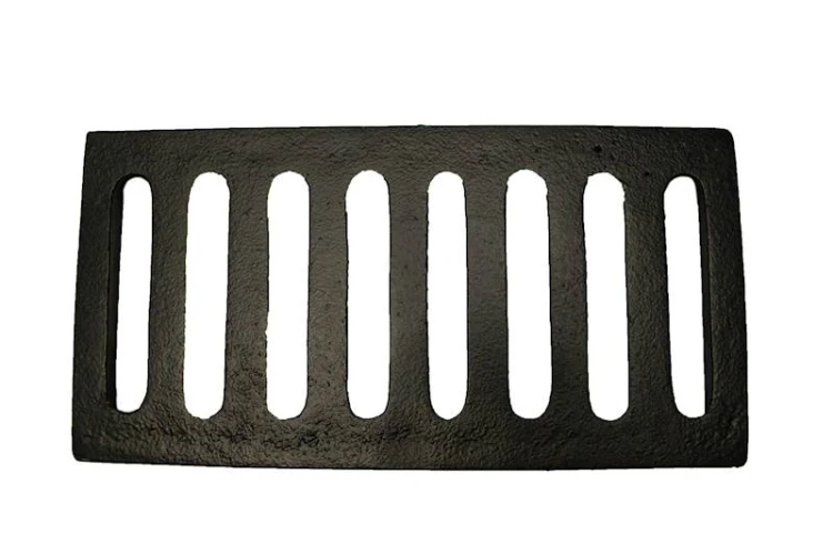 Żeliwna kratka odpływowa 288x145 mm w kolorze czarnym