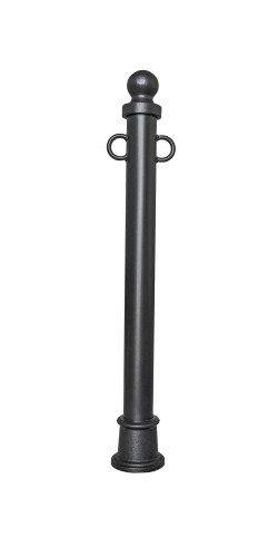 Słupek łańcuchowy uliczny stalowo-żeliwny RI 70 cm